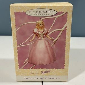 Hallmark keepsake ornament springtime Barbie collectors series dated 1996 NIB